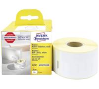 Avery-Zweckform Rouleau d'étiquettes compatible remplace DYMO, Seiko 99012, S0722400 89 x 36 mm papier blanc 260 pc(s) fixation