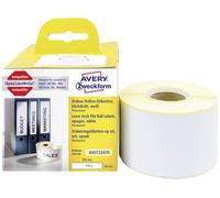 Avery-Zweckform Rouleau d'étiquettes compatible remplace DYMO, Seiko 99018, S0722470 190 x 38 mm papier blanc 110 pc(s) fixation