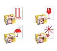 Averyzweckform - Avery-Zweckform 7251 Rouleau détiquettes 74 x 100 mm papier rouge 200 pc(s) Etiquette davertissement - rouge