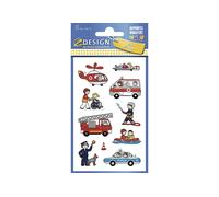 AVERY Zweckform Sticker 54137 Feuerwehr/Polizei 3 Bogen