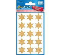 Avery Zweckform Sticker De Noel Zdesign "Etoile", Or