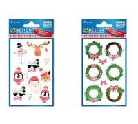 AVERY Zweckform Stickers de Noël Zdesign 'Animaux'