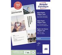 Avery Zweckform Superior Inkjet Paper 2579-100 Papier dimpression à jet dencre DIN A4 150 g/m² 100 feuille(s) blanc