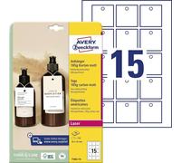 Avery Zweckform T1002-10 Étiquettes, 50 x 50 mm, recto verso, 150 pièces / 10 feuilles
