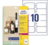 Avery Zweckform T2002-10 Étiquettes, 90 x 50 mm, recto verso, 100 pièces / 10 feuilles
