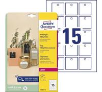Avery Zweckform T3003-10 Étiquettes, 50 x 50 mm, recto verso, 150 pièces / 10 feuilles