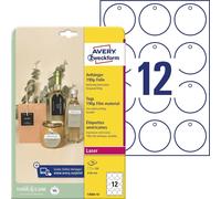 Avery Zweckform T3004-10 Étiquettes, Ø 60 mm, recto-verso, 120 pièces / 10 feuilles