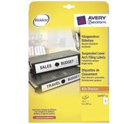 AVERY Zweckform ¿tiquettes pour dos dossiers suspendus,