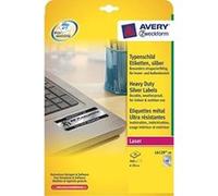 Avery Feuilles d'étiquettes L6129-20 – Lot 20 A4, 960 pcs Ø80mm, résistantes aux intempéries