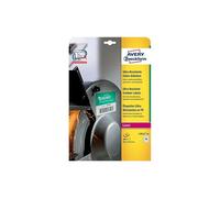 Avery Zweckform Ultra-Resistant Labels - Polyéthylène (PE) - mat - adhésif permanent - blanc - 45.7 x 21.2 mm 480 étiquette(s) (10 feuille(s) x 48 étiquettes