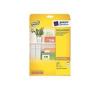 Avery Zweckform Universal - Auto-adhésif - blanc - 48.5 x 25.4 mm 400 étiquette(s) (10 feuille(s) x 40 étiquettes