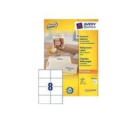 Avery Zweckform Universal - Papier - adhésif permanent - blanc - 105 x 74 mm 1600 étiquette(s) (200 feuille(s) x 8 étiquettes multi-emploi
