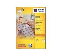 Avery Zweckform Universal - Papier - adhésif permanent - blanc - 48.5 x 25.4 mm 8000 étiquette(s) (200 feuille(s) x 40 étiquettes