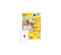 Avery Zweckform Universal - Papier - adhésif permanent - blanc - A6 (105 x 148 mm) 800 étiquette(s) (200 feuille(s) x 4 étiquettes