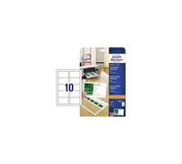 AVERY Zweckform Visitenkarten C32011-10 200g matt 85x54mm weiß 10 Blatt á 10 ...