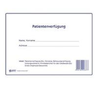 Avery zweckform vordruck patientenverfgung, 220 x 163 mm 2837 G