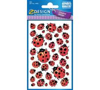 AVERY Zweckform Z Design autocollant "Coccinelle" 3 feuilles à 38 autocollants
