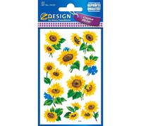 AVERY Zweckform Z Design autocollant "Tournesol" 3 feuilles à 10 autocollants