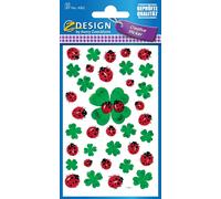 AVERY Zweckform Z Design autocollants "Coccinelle & Trèfles" 3 feuilles à 36 autocollants