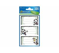AVERY Zweckform Z Design Étiquettes en hêtre "but de football" 3 feuilles à 3 étiquettes