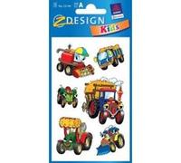 Avery Zweckform 53144 Autocollants pour enfants tracteurs 18 Aufkleber bunt