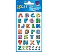 Avery - zweckform z-design sticker lettres colorées film transparent imprimé contenu: 3 feuilles à 35 sticker (59334) G