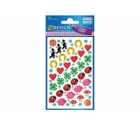 AVERY Zweckform Z Design Stickers CREATIVE "Porte-bonheur" 3 feuilles à 70 stickers