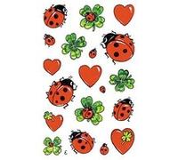 Avery Zweckform Zdesign Autocollants ? Coccinelle Et Trèfle G