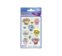 AVERY Zweckform ZDesign Autocollants CREATIVE "Bouquets de fleurs" 2 feuilles de 13 étiquettes