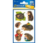 AVERY Zweckform ZDesign autocollants KIDS "Hérisson" 3 feuilles à 6 autocollants