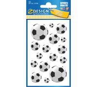 AVERY Zweckform ZDesign KIDS autocollant "Football" 3 feuilles à 16 autocollants