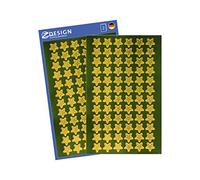 AVERY Zweckform ZDesign Weihnachts-Sticker "Sterne", gold 52805