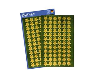 AVERY Zweckform ZDesign Weihnachts-Sticker "Sterne", gold 52805