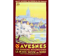 Avesnes sur Helpe Nord Reproduction Affiche Poster-Format Size 50X70 cm-Papier 300 GR-Tous formats et Vente du fichier numérique Possible Nous Consulter (Boutique affichevintage.FR)