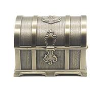 AVESON Boîte à bijoux rectangulaire vintage en métal avec boîte à bijoux pour filles et femmes, taille M, bronze