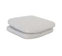 Avestar Lot de 2 coussins de chaise d’extérieur gris, 39x41x3 cm, avec sangles