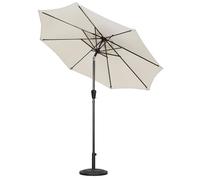 Avestar Parasol de Jardin Rond 228 cm Aluminium