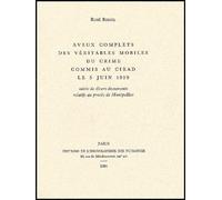 Aveux Complets Des Veritables Mobiles Du Crime Commis Au Cirad Le 5 Juin 1999 Suivi De Divers Documents Relatifs Au Proces De Montpellier