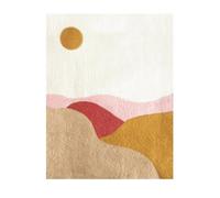 AVEVA DESIGN-Tableau coloris multicolore en laine de mouton fait main Aveva - 50 x 70 cm