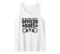 Avez-vous de la chance ? Un officier fait du flic ? Policier ? Policiers ? Débardeur