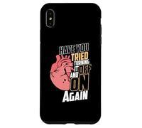 Avez-Vous essayé de l'éteindre et de Le rallumer pour Une Crise Cardiaque Coque pour iPhone XS Max