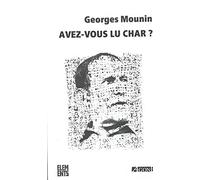 Avez-vous lu Char ?