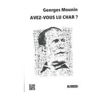 Avez-Vous Lu Char ?