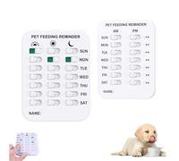 Avez-vous nourri le tracker de chat, Rappel d'alimentation en animaux visibles, N'oubliez pas de nourrir vos animaux de compagnie, Creative Pet Rappel Sign Sign Feeder Accessories (MIX)