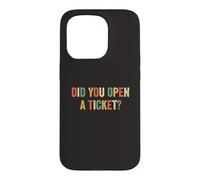 Avez-Vous Ouvert Un Ticket ? Funny System Administrator Help Desk Coque pour iPhone 15 Pro