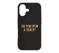 Avez-Vous Ouvert Un Ticket ? Funny System Administrator Help Desk Coque pour iPhone 17