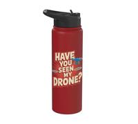 Avez-vous vu mon drone ? Drone drôle Stainless Steel Insulated Water Bottle