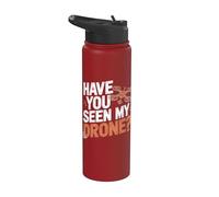 Avez-vous vu mon drone ? Drone drôle Stainless Steel Insulated Water Bottle
