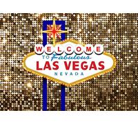 Avezano Toile de fond Las Vegas Fabuleux casino pour anniversaire, bal de fin d'année, décoration vintage pour photographie (1,5 x 0,9 m)