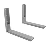 AVF EM60S-A Lot de 2 Supports de Fixation Argenté 40,1 x 6,6 x 10,7 cm